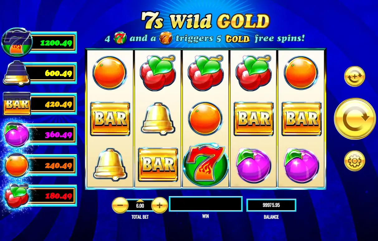 7s Wild Gold demo